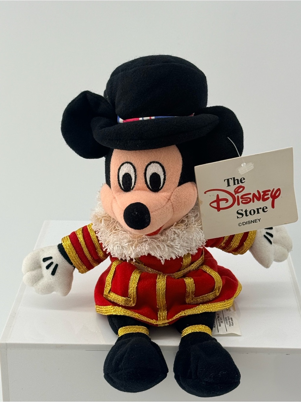 Disney Mickey Mouse Plush in Red, Black & Gold Ringmaster Outfit